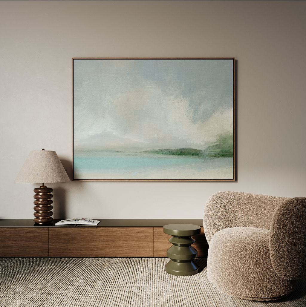 The Lagoon - Horizontal Canvas Wall Art - Vybe Interior
