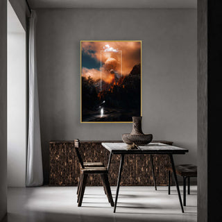 Another Dimension Canvas framed horizontal canvas wall art piece for sale at Vybe Interior
