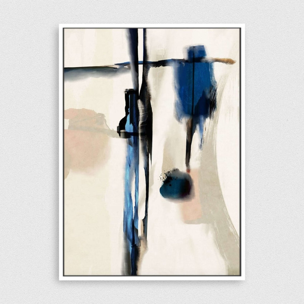 Asian Touch framed vertical canvas wall art piece for sale at Vybe Interior