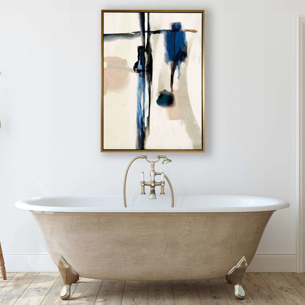 Asian Touch framed horizontal canvas wall art piece for sale at Vybe Interior