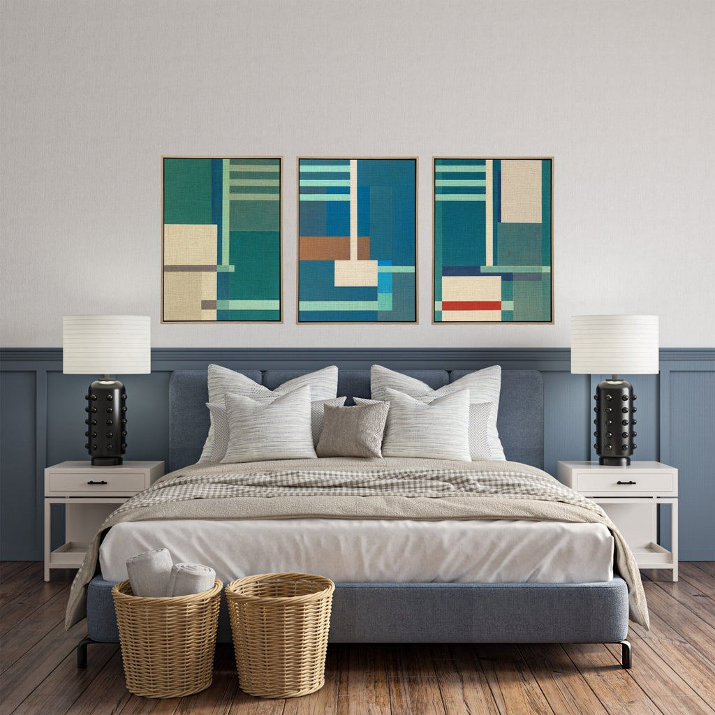 Container Stacking Canvas (Set of 3) - Vybe Interior