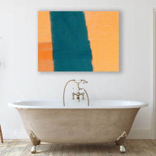 Crossing framed horizontal canvas wall art piece for sale at Vybe Interior