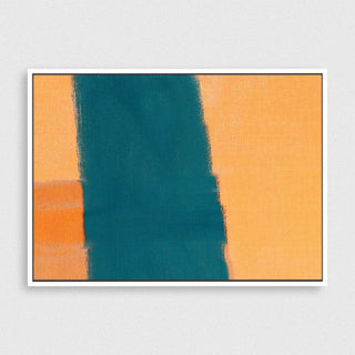 Crossing framed horizontal canvas wall art piece for sale at Vybe Interior