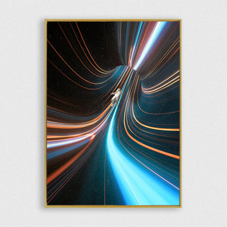 Crossing Over Canvas framed vertical canvas wall art piece for sale at Vybe Interior
