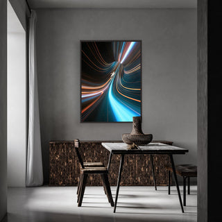 Crossing Over Canvas framed vertical canvas wall art piece for sale at Vybe Interior