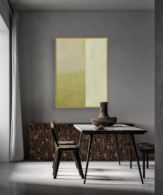 Cut Connections 2 framed horizontal large canvas wall art piece for sale at Vybe Interior