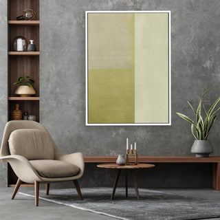 Cut Connections 2 framed horizontal canvas wall art piece for sale at Vybe Interior