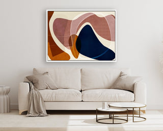 Fine and Dandy framed vertical canvas wall art piece for sale at Vybe Interior