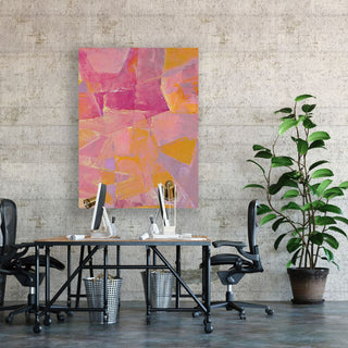 Happiness framed horizontal canvas wall art piece for sale at Vybe Interior