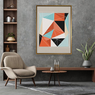 In the Area framed horizontal canvas wall art piece for sale at Vybe Interior