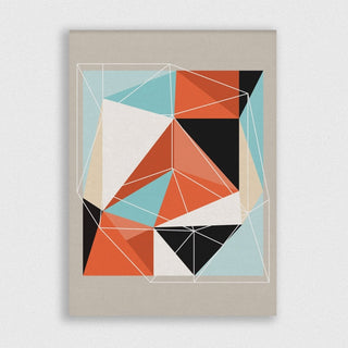 In the Area framed vertical canvas wall art piece for sale at Vybe Interior