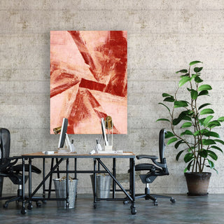 Iron Foundry framed horizontal canvas wall art piece for sale at Vybe Interior