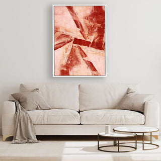 Iron Foundry framed vertical canvas wall art piece for sale at Vybe Interior