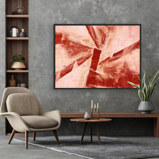 Iron Foundry framed vertical canvas wall art piece for sale at Vybe Interior