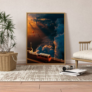 Life Above the Clouds Canvas - Vybe Interior