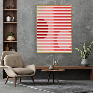 New Beginning 1 framed vertical canvas wall art piece for sale at Vybe Interior