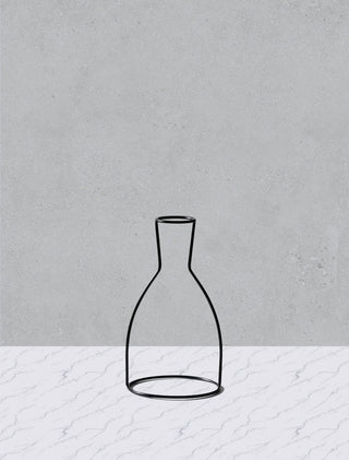 Outline Vase - Black - Vybe Interior