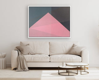 Outspoken framed horizontal large canvas wall art piece for sale at Vybe Interior