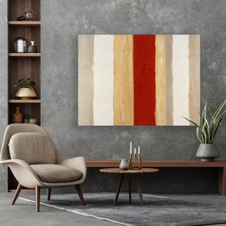Red Tide framed horizontal canvas wall art piece for sale at Vybe Interior