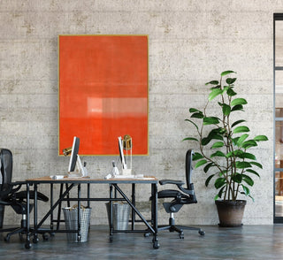 Sunshine 1 framed vertical canvas wall art piece for sale at Vybe Interior