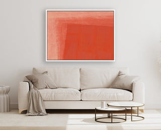 Thermal Reaction framed horizontal large canvas wall art piece for sale at Vybe Interior
