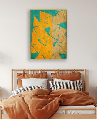 Vacation Time framed horizontal canvas wall art piece for sale at Vybe Interior