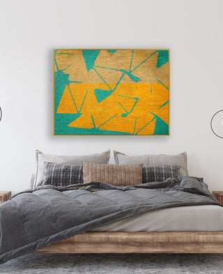 Vacation Time framed horizontal canvas wall art piece for sale at Vybe Interior