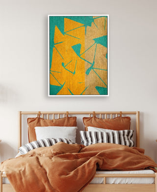 Vacation Time framed horizontal large canvas wall art piece for sale at Vybe Interior