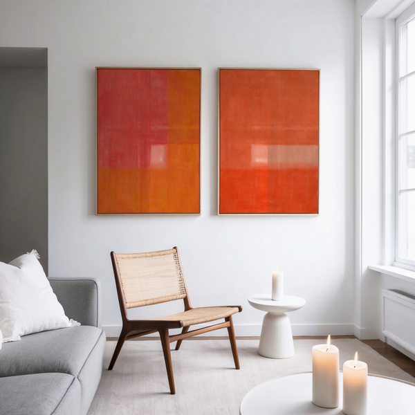 Sunshine Canvas - 2-piece Canvas Wall Art - Vybe Interior