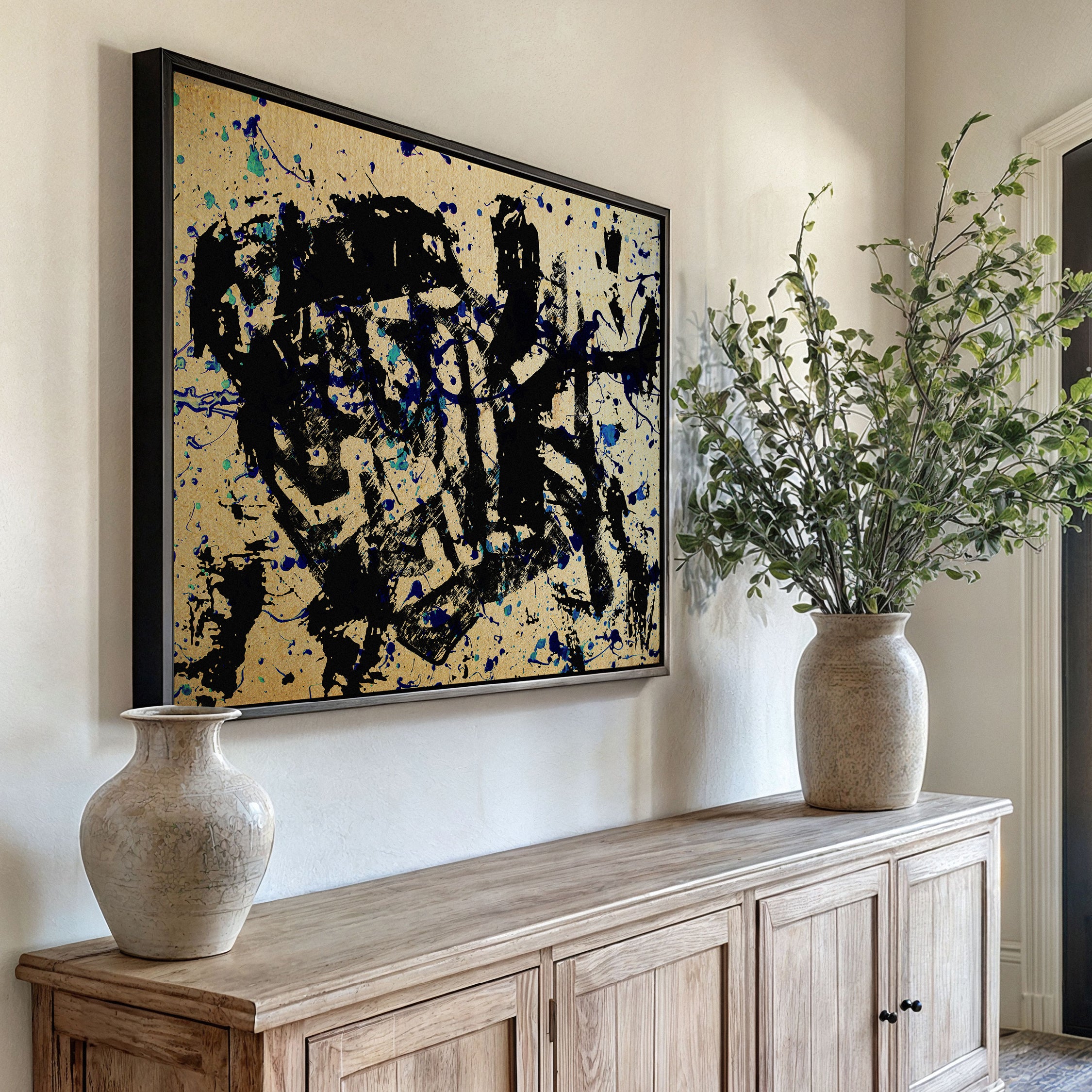 Wild Thoughts - Vertical Canvas Wall Art - Vybe Interior