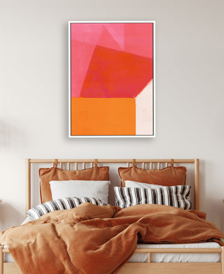 framed horizontal large canvas wall art piece for sale at Vybe Interior