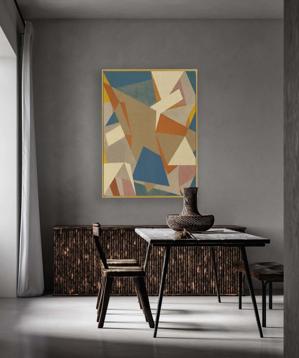 Antelope in Water Well framed horizontal canvas wall art piece for sale at Vybe Interior