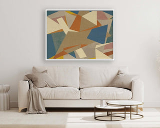 Antelope in Water Well framed horizontal large canvas wall art piece for sale at Vybe Interior