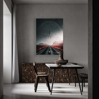Anti Gravity Canvas framed horizontal canvas wall art piece for sale at Vybe Interior