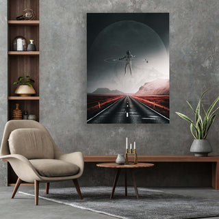 Anti Gravity Canvas framed horizontal canvas wall art piece for sale at Vybe Interior