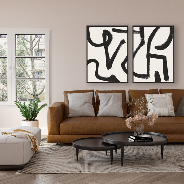 PANDEAD( monochrome canvas )2体セット brooklyn-set-of-2-
