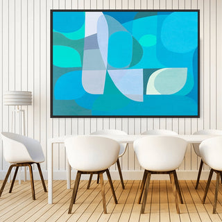 Camouflage framed vertical canvas wall art piece for sale at Vybe Interior