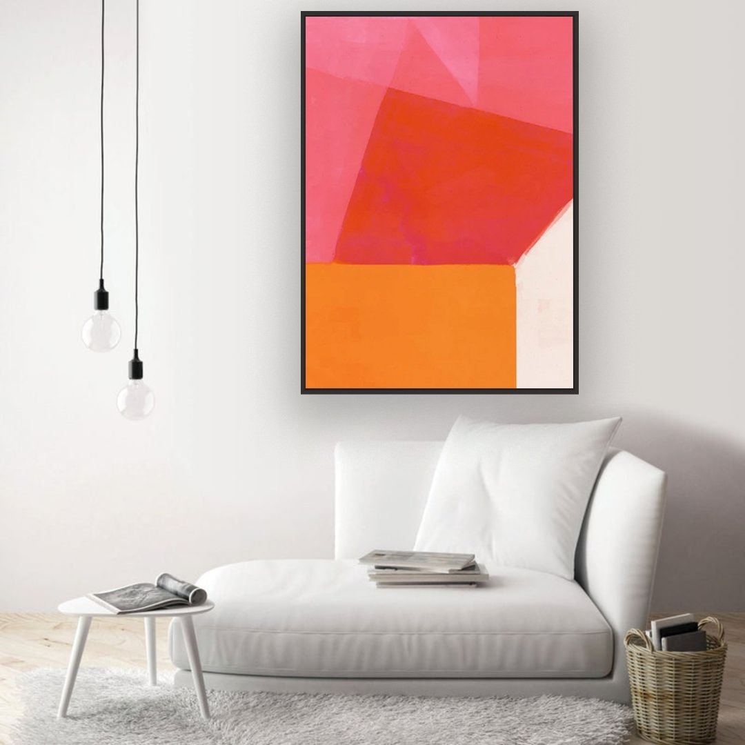 Color Bump 1 - Vertical Canvas Wall Art - Vybe Interior