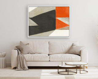 Color Bump 2 framed horizontal large canvas wall art piece for sale at Vybe Interior