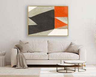 Color Bump 2 framed horizontal canvas wall art piece for sale at Vybe Interior