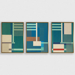 Container Stacking Canvas (Set of 3) - Vybe Interior