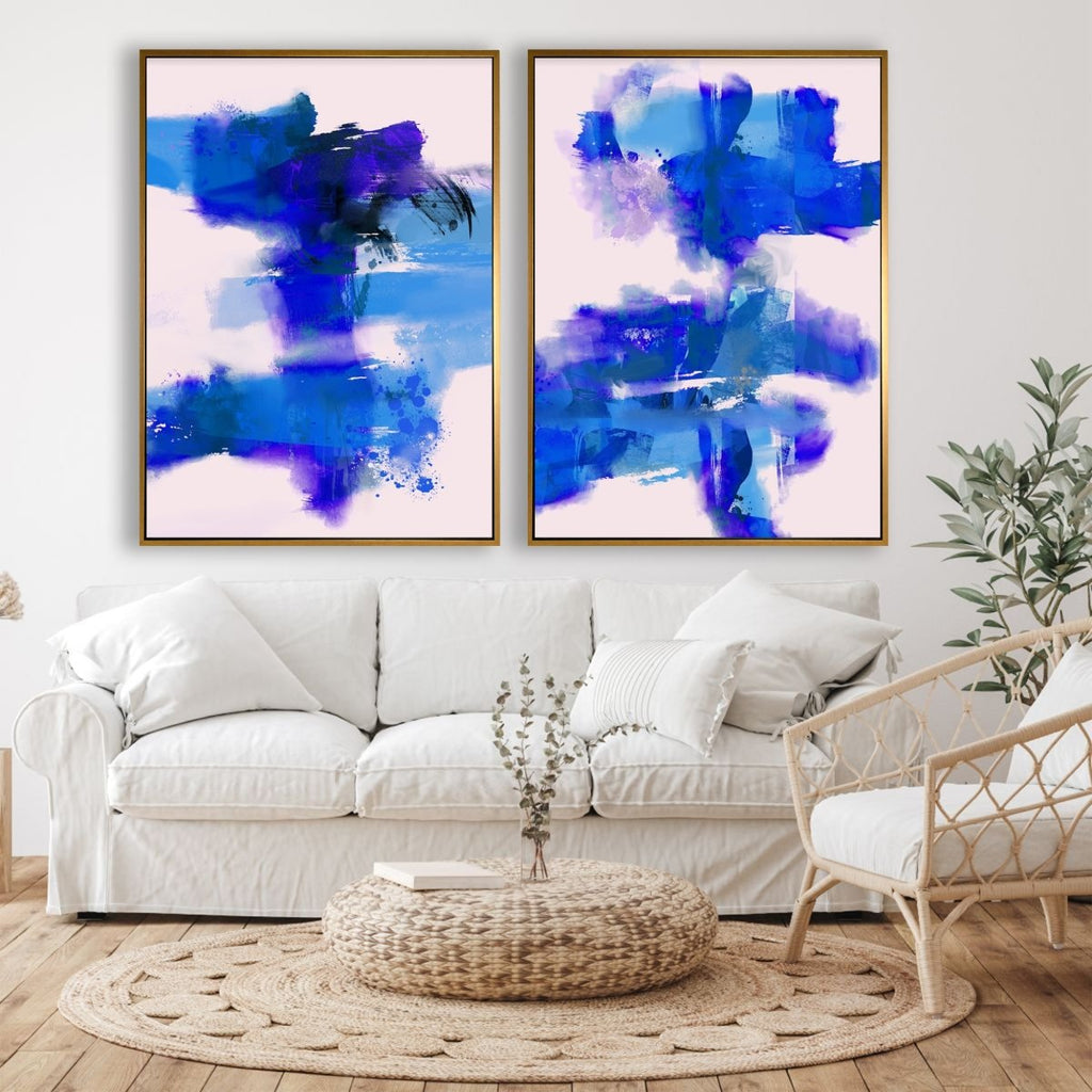 Crystal Blue (Set of 2) - NEW! - Vybe Interior