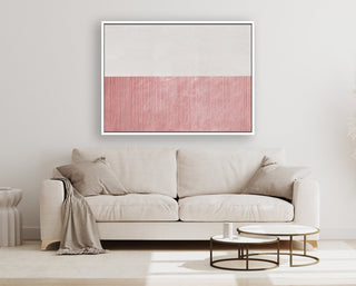 Cut Connections 1 framed horizontal large canvas wall art piece for sale at Vybe Interior
