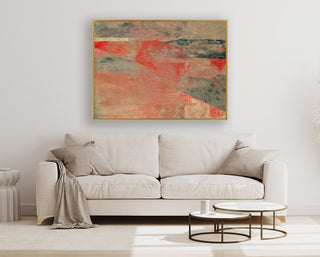 Difficult Paths framed horizontal canvas wall art piece for sale at Vybe Interior