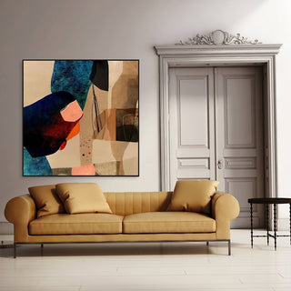 Essential framed canvas wall art piece for sale at Vybe Interior