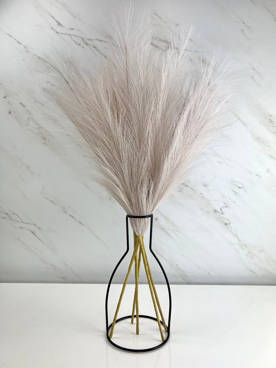 Faux Pampas Grass - Light Lilac (5 Stems) - Vybe Interior