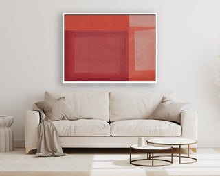 Fickleness 1 framed horizontal large canvas wall art piece for sale at Vybe Interior