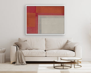 Fickleness 2 framed horizontal large canvas wall art piece for sale at Vybe Interior