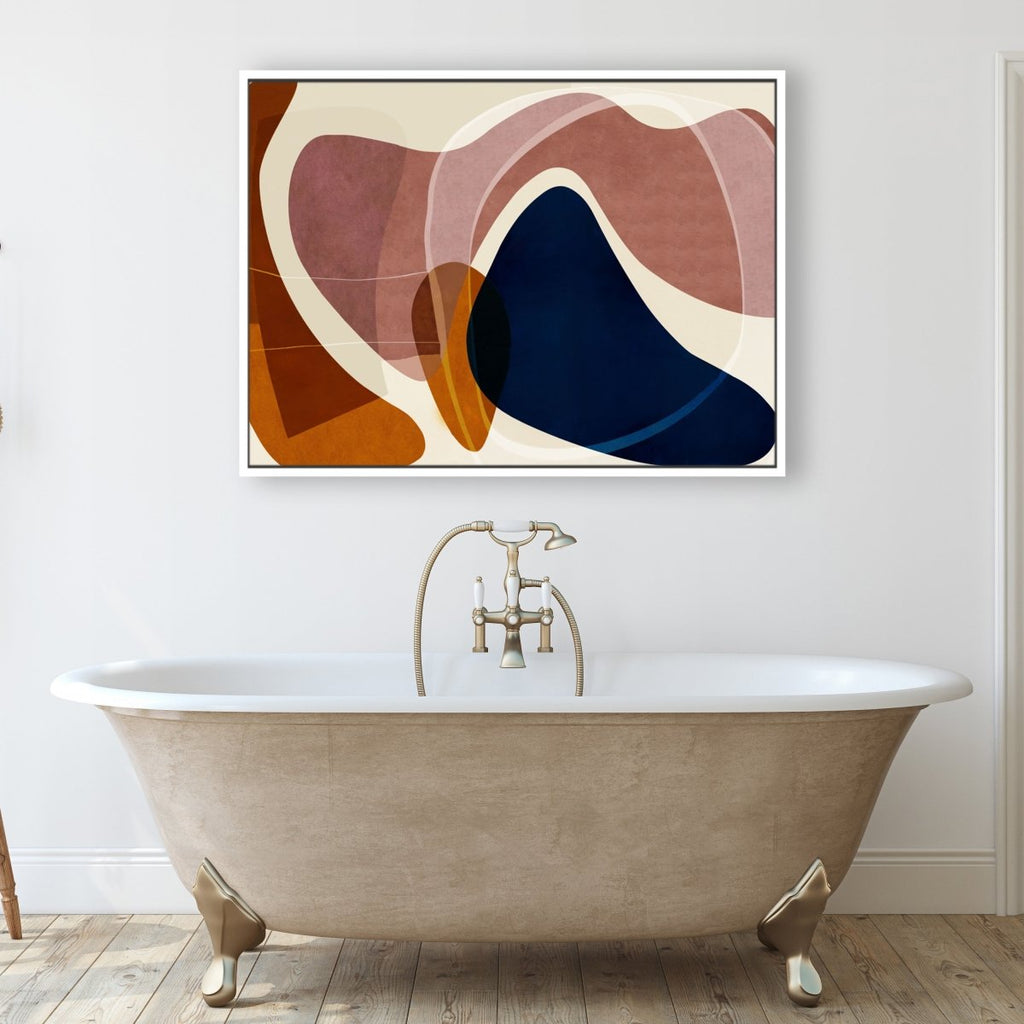 Fine and Dandy framed horizontal canvas wall art piece for sale at Vybe Interior