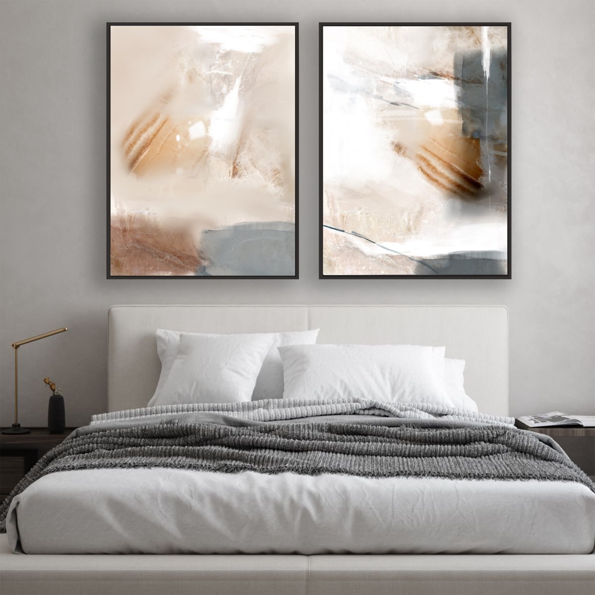 Happiness Canvas - 2-piece Canvas Wall Art - Vybe Interior